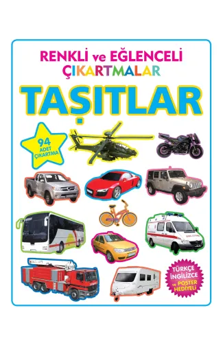 Renkli ve Eğlenceli Çıkartmalar Taşıtlar