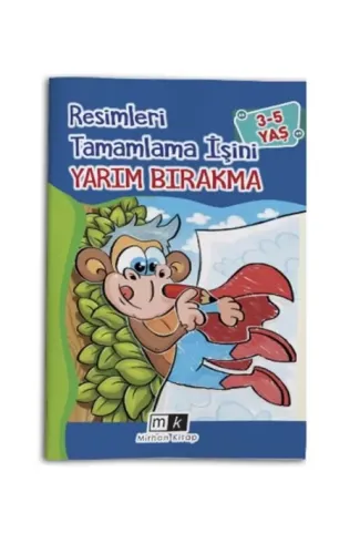 Resimleri Tamamla İşini Yarım Bırakma 3-5 Yaş