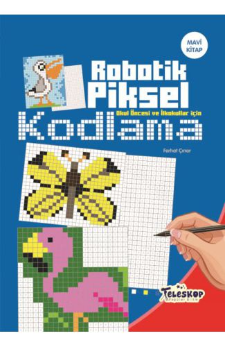 Robotik Piksel Kodlama Mavi Kitap