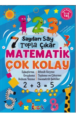 Sayıları Say Topla Çıkar Matematik Çok Kolay - 5-6 Yaş