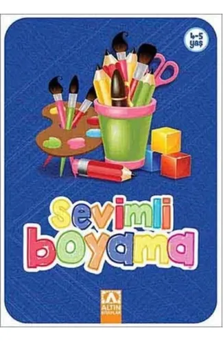 Sevimli Boyama - Lacivert