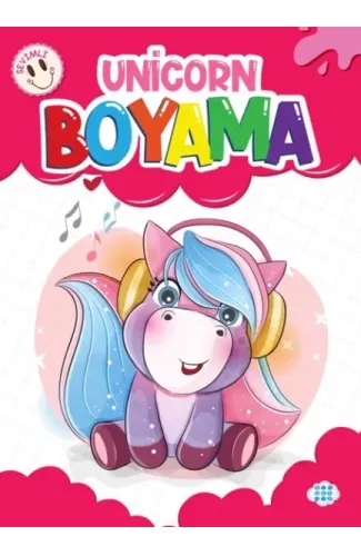 Sevimli Unicorn Boyama