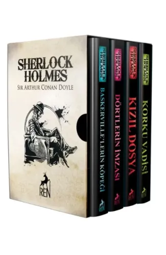 Sherlock Holmes Roman Seti (4 Kitaplık Kutulu Set)