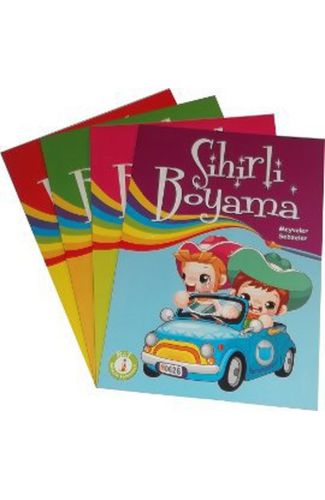 Sihirli Boyama - 4 Kitap Takım