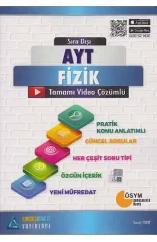 Sıradışı Analiz AYT Fizik Konu Özetli Tamamı Çözümlü Soru Bankası (Yeni)