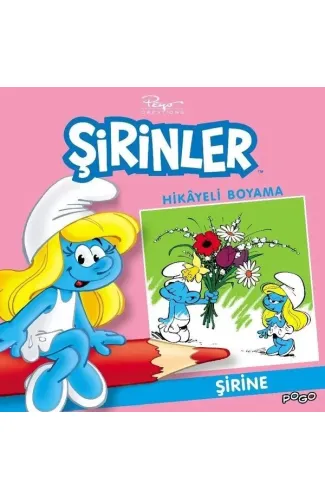 Şirine Hikayeli Boyama - Şirinler