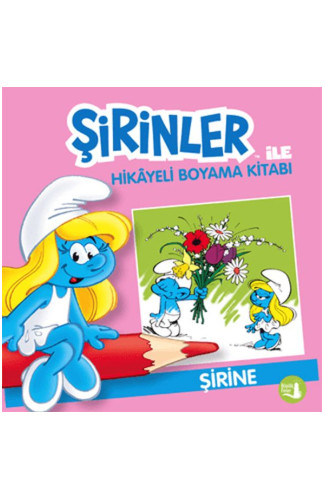 Şirinler İle Hikaye Boyama Kitabı - Şirine