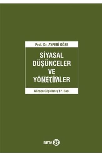 Siyasal Düşünceler ve Yönetimler