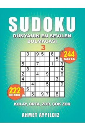 Sudoku Dünyanın En Sevilen Bulmacası 3