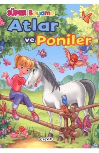 Süper Boyama-Atlar Ve Poniler-2