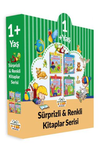 Sürprizli Renkli Kitaplar - 4 Kitap Set (1+Yaş)