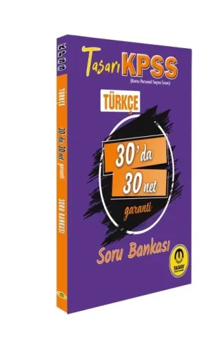 Tasarı KPSS Türkçe 30'da 30'Net