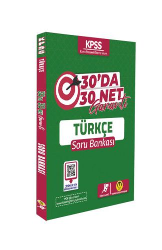 Tasarı Yayınları KPSS Türkçe 30 da 30 Net Garanti Soru Bankas