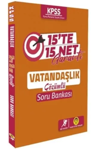 Tasarı Yayınları KPSS Vatandaşlık 15 te 15 Net Garanti Soru Bankası