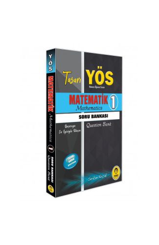 Tasarı YÖS Matematik 1 Soru Bankası (Yeni)