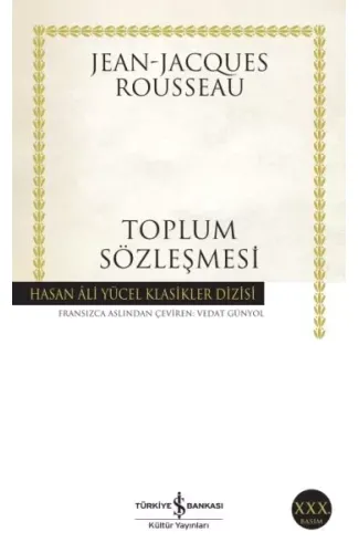 Toplum Sözleşmesi - Hasan Ali Yücel Klasikleri