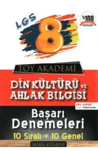 Toy Akademi 8.Sınıf Din Kültürü 10 lu Deneme (Yeni)