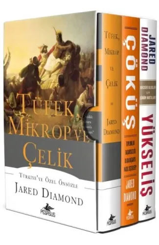 Tüfek Mikrop ve Çelik Üçlemesi - 3 Kitap Kutulu, Ciltli