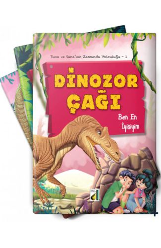 Tuna ve Suna'nın Zamanda Yolculuğu - Dinozor Çağı (10 Kitap Takım)