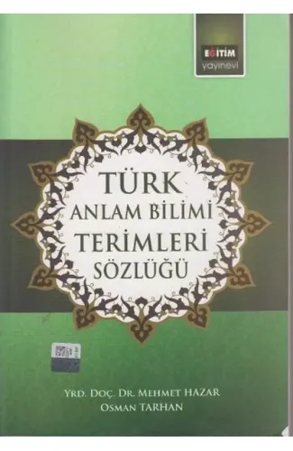 Türk Anlam Bilimi Terimleri Sözlüğü