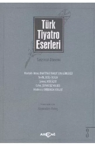 Türk Tiyatro Eserleri 3 / Tanzimat Dönemi