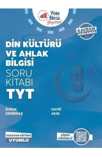 Yeni Nesil 2021 TYT Din Kültürü ve Ahlak Bilgisi Soru Kitabı