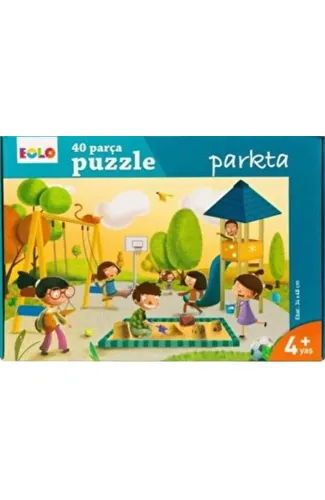 Yer Puzzle-40 Parça Puzzle - Parkta