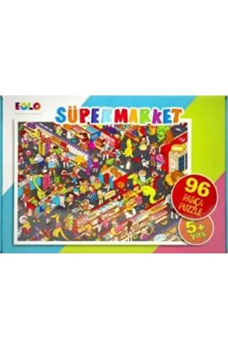 Yer Puzzle-96 Parça Puzzle - Süpermarket