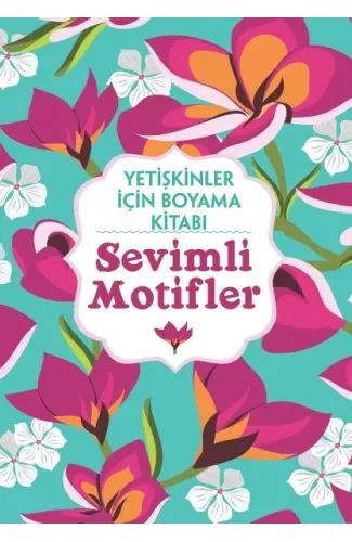 Yetişkinler İçin Boyama Kitabı - Sevimli Motifler